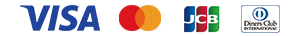 VISA,MasterCard,JCB,American Express,Diners Club