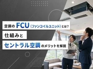 空調のFCU（ファンコイルユニット）とは？仕組みとセントラル空調のメリットを解説
